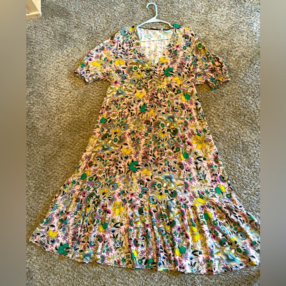 Beautiful Pink Boden dress - worn 3 times! Sz 14
